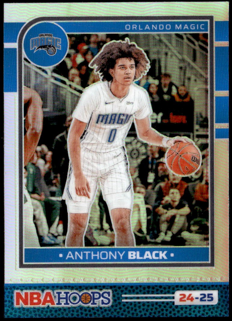 2024-25 Hoops #159 Anthony Black Premium Prizms Silver Rookie F3