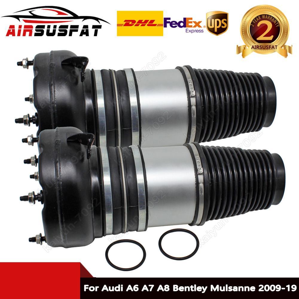 Pair Front Air Suspension Spring Bag For Audi A8 D4 A6 C7 VW