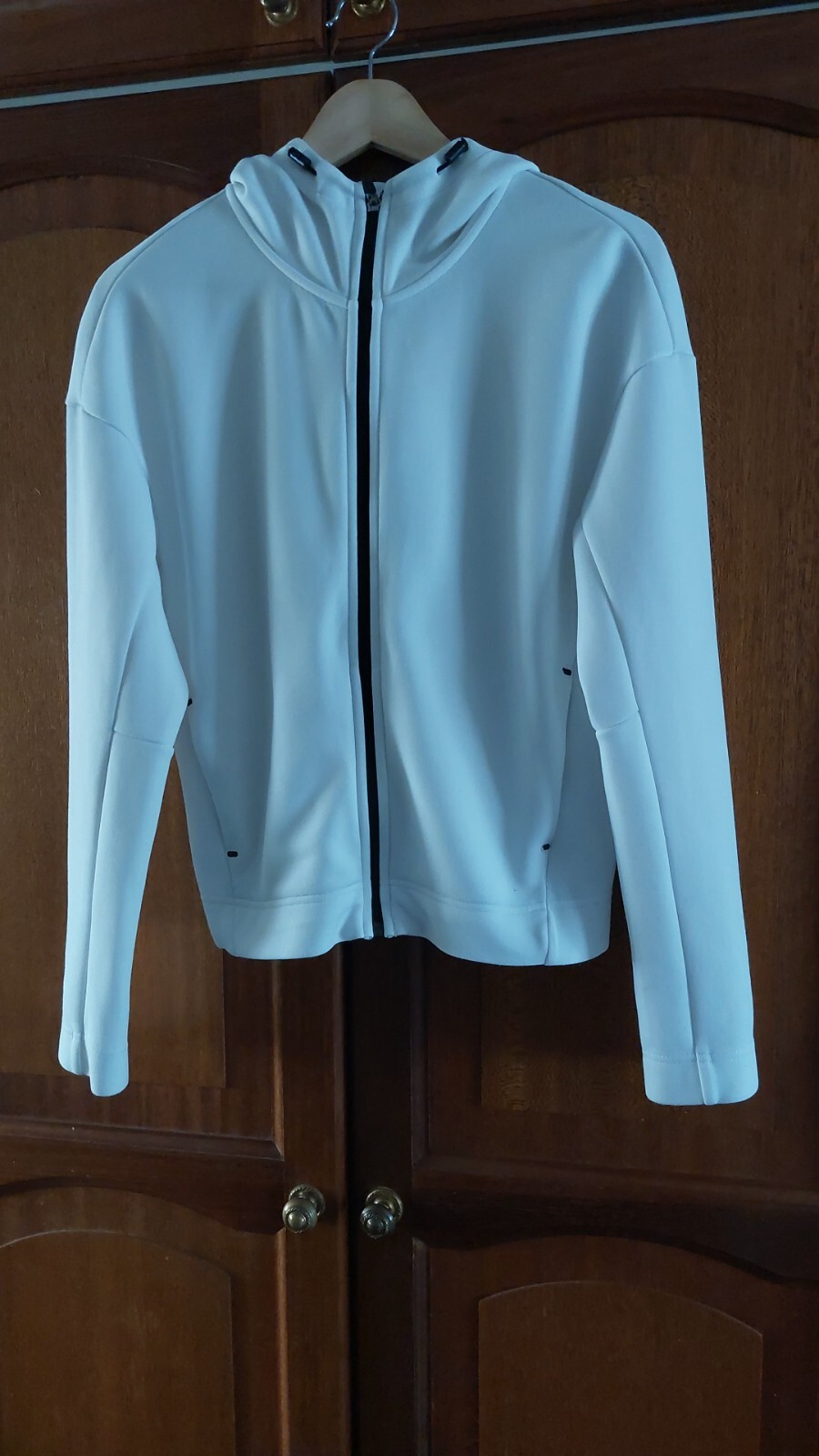 Ladies Uniqlo Ice White  Full-Zip Therma Stretch Hoodie Size S thumbnail 15