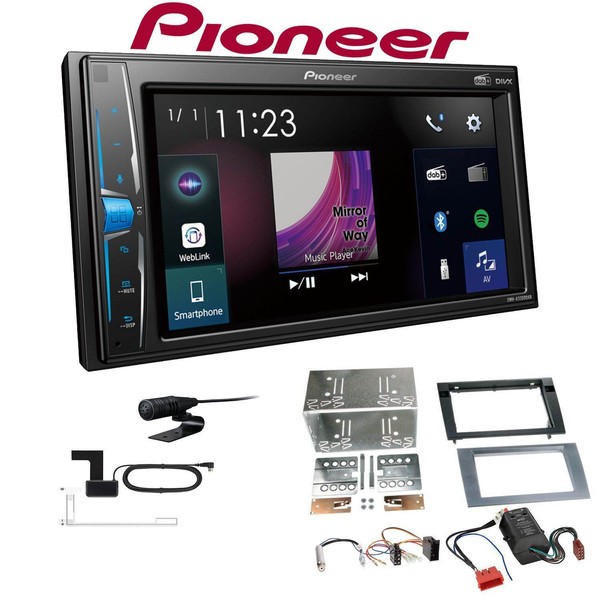 Pioneer Multimedia Autoradio Bluetooth Dab+ FüR Audi A4 Anthrazit Vollaktiv Bose-image