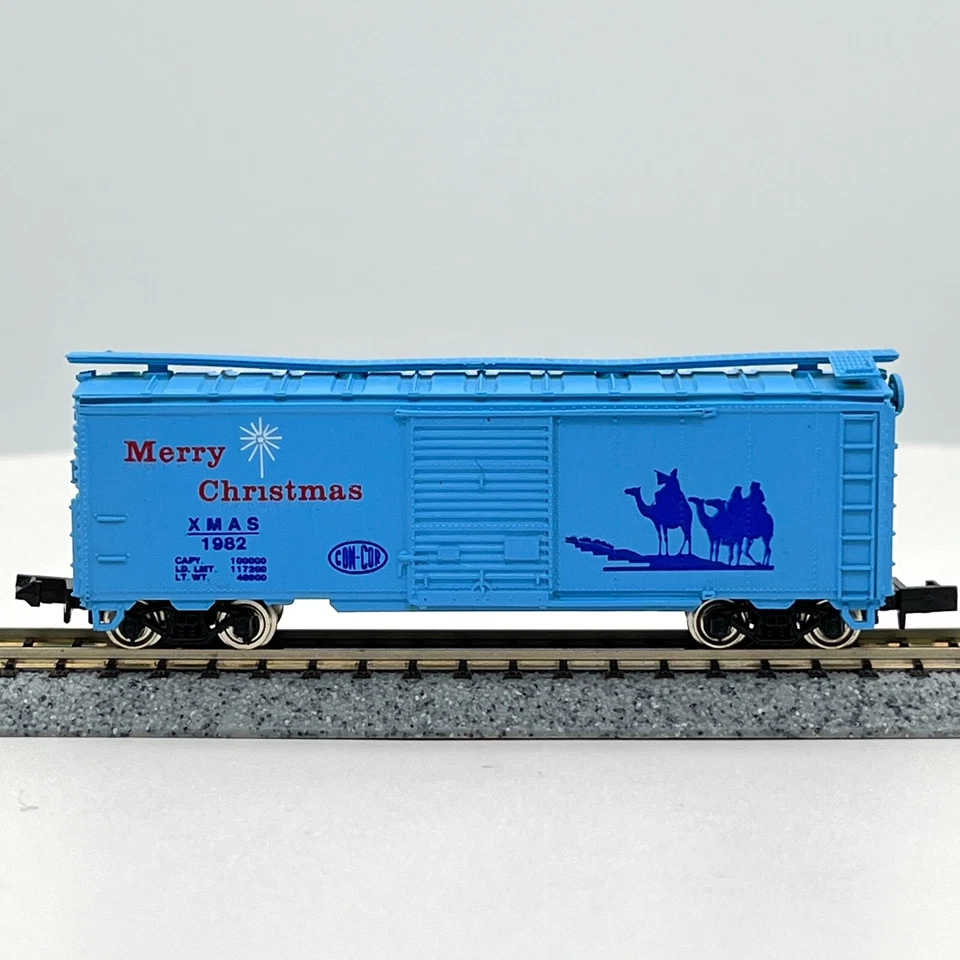 Con-Cor 8208 Merry Christmas Three Kings 40 ft Std Boxcar XMAS 1982 N Scale - Image 3 of 4
