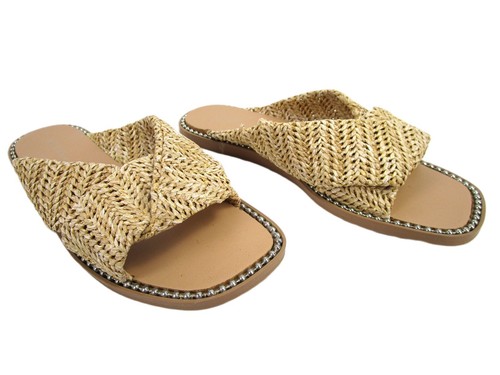 BCBGeneration Women's Melina Flat Sandal Sz 6.5 Memory Foam Stylish Slipper - Picture 4 of 11