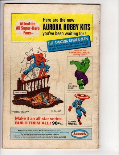 MARVEL TALES #4 MARVEL COMICS SEPTEMBER 1965 - Picture 6 of 6