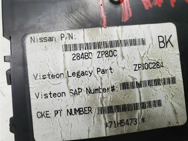 2007-2008, Nissan Pathfinder, Body Control BCM Under Center 2007-2008, Nissan Pathfinder, Body Control BCM Under Center