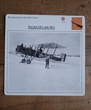 Dorand AR.1 and AR.2 - Recon & observation - Warplanes Collectors Club Card.
