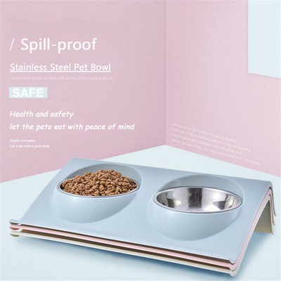 spill proof dog feeder