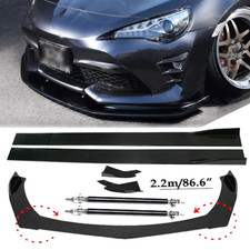 Front Bumper Lip Spoiler86.6 Side Skirt Body Kit Glossy For Toyota Celica
