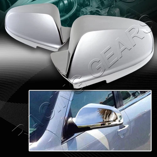FOR CHEVROLET MALIBU CHROME ABS PLASTIC SIDE VIEW MIRROR COVERS CAP KIT LH+RH