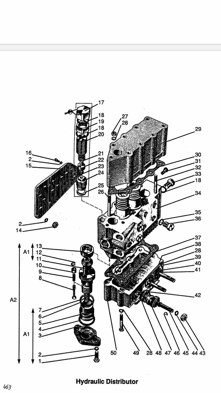 Belarus tractor hydraulic control valve repair kit 50/80/82/500/550/800