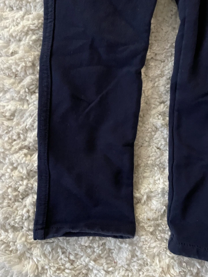Hanna Andersson niñas talla Pantalones 100 azul marino “no tan ajustados”. Bonito par Foto 3 de 4