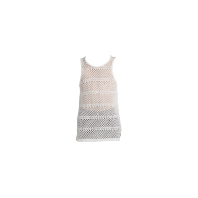 NWT AMIRI White AMIRI Boyfriend Crochet Tank Top Size XS $590 | eBay