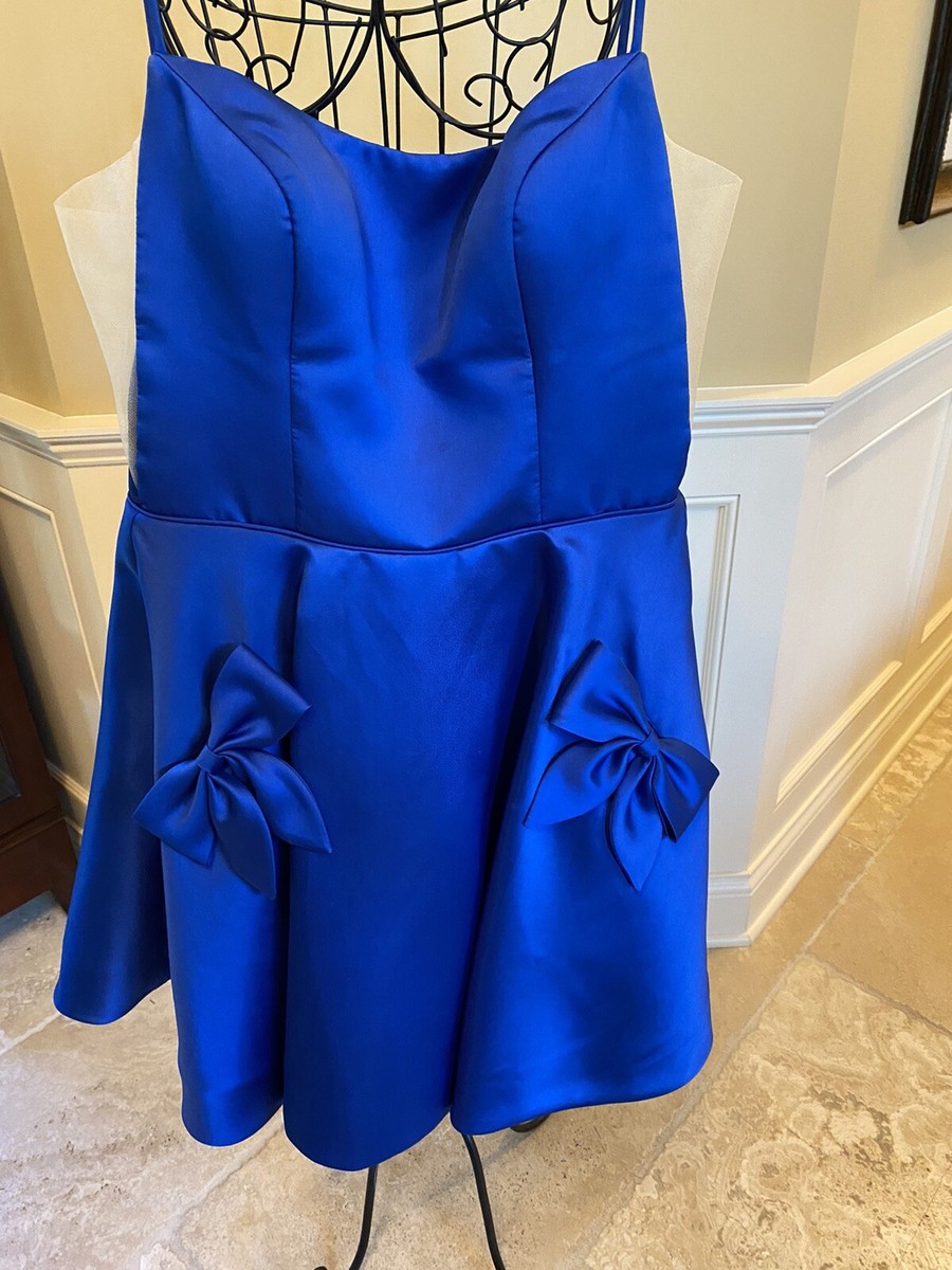 Sherri Hill Royal Blue Short Homecoming dress Sz 6 Mint Condition | eBay
