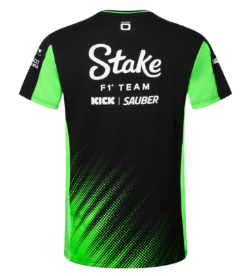 Stake F1 Kick Sauber Team Tee Shirt 2025 Black | eBay