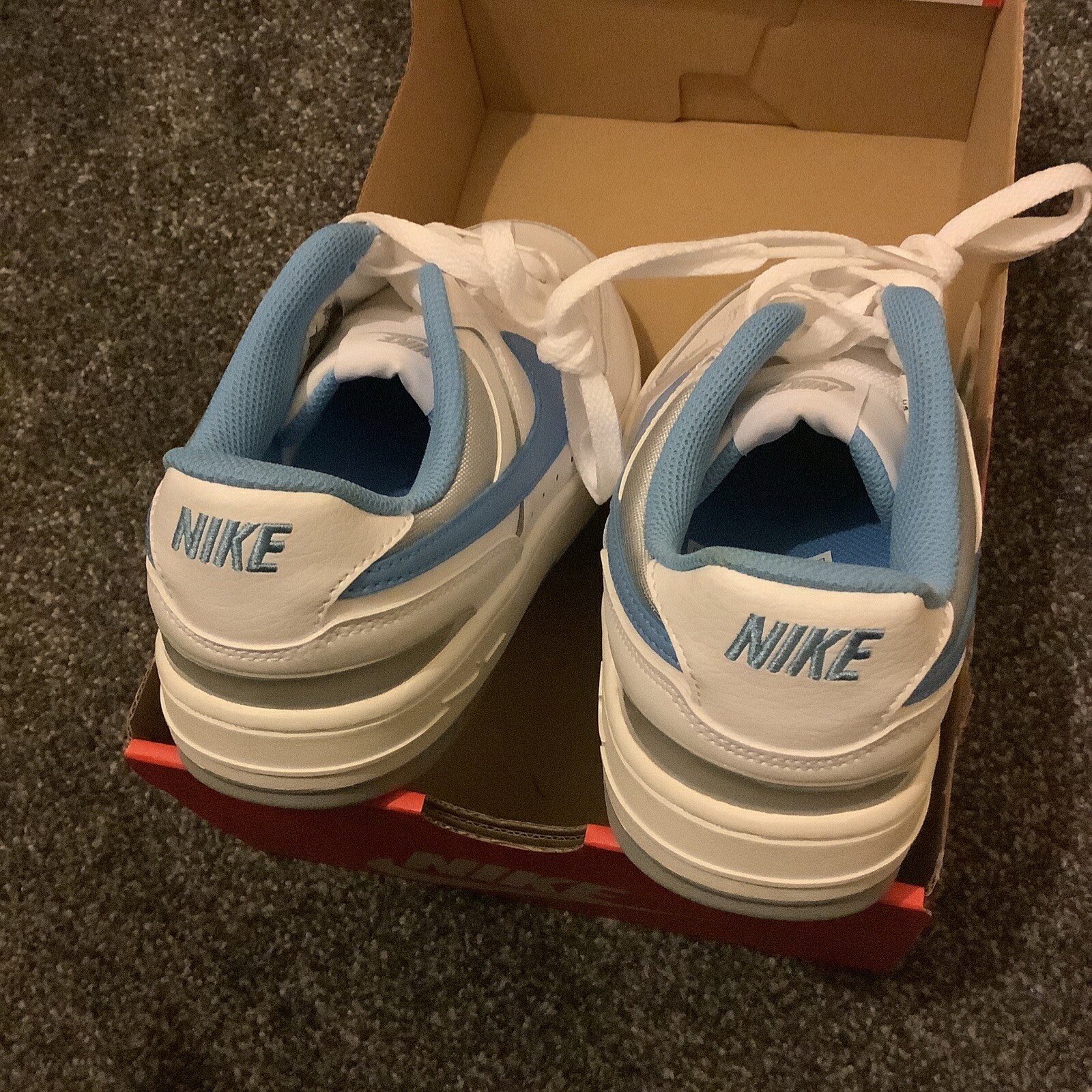 Nike Gamma Force White/University Blue Women's Trainers UK6 DX9176108 image 10