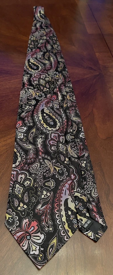 Venturi Uomo Hand Made 100% Silk Men’s Neck Tie Made In China Long - Image 3 of 4