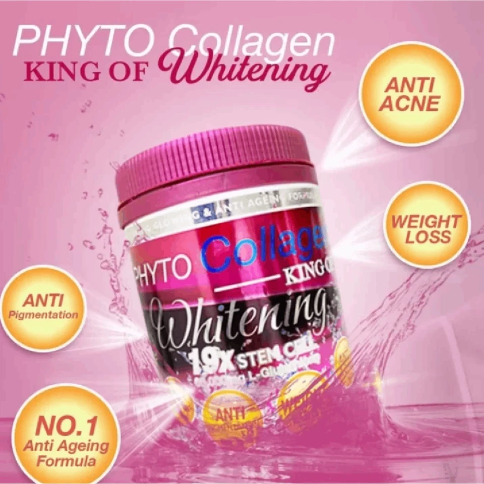 2 X PHYTO Colágeno Rey del Blanqueamiento 19X CÉLULAS MADRE Piel Anti Envejecimiento ENVÍO URGENTE Foto 4 de 4