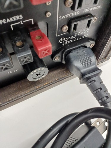 Amplificatore integrato Luxman SQ505X buone condizioni dal Giappone - Foto 11 di 11
