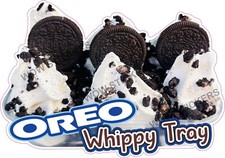 ice cream van sticker whippy Tray oreo biscoff sprinkles decal (see variations)