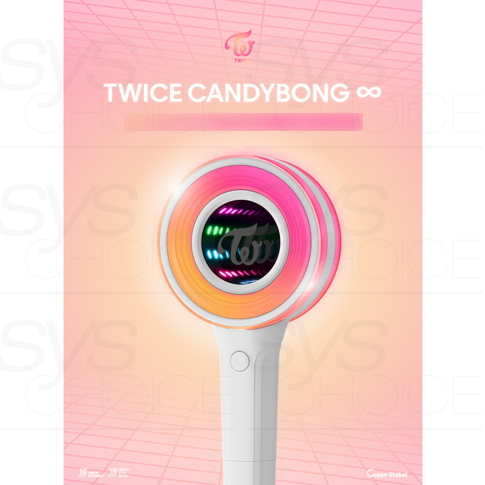 【美品・即日発送】TWICE LIGHT STICK "CANDYBONG ∞ TWICE Official Goods Light Stick CANDYBONG ∞ Free Standard