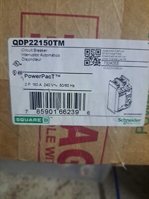 Schneider Electric QDP22150TM 2 Pole 150 Amp Circuit Breaker