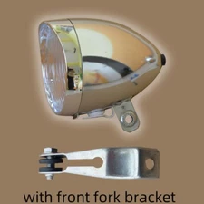 USB Rechargeable 5 LED Waterproof Retro Classic Bike Headlight - Vintage Bicycle