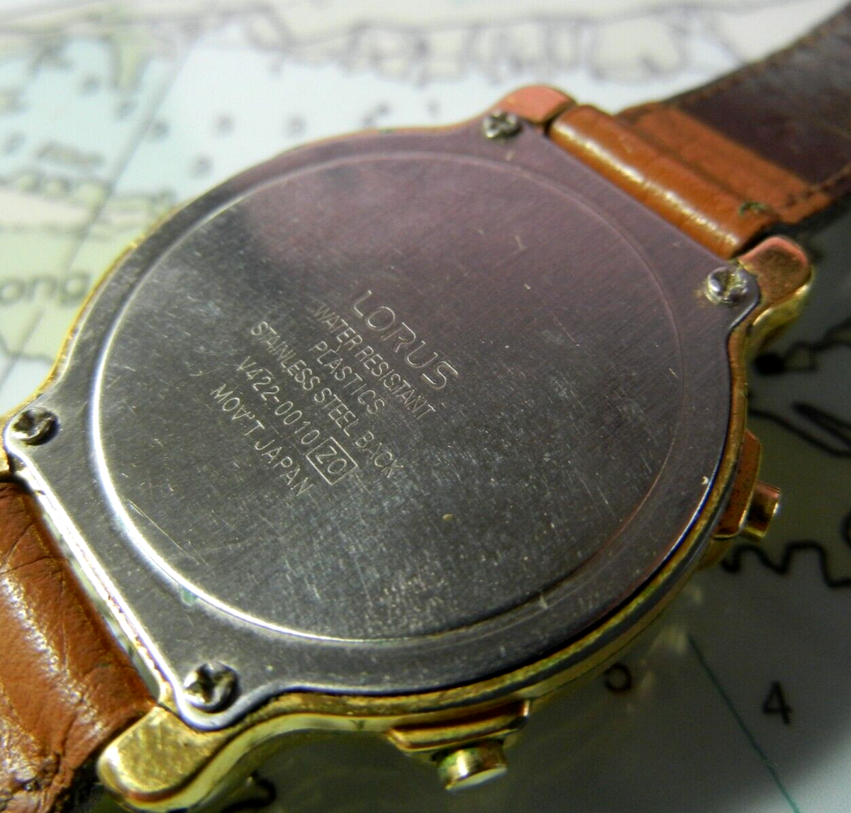 Rare Vintage LORUS Mickey Mouse Musical Quartz Watch V422 