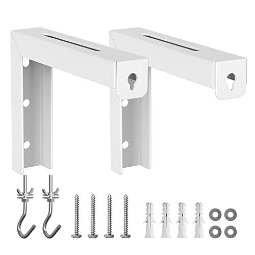 WALI Universal Projector Screen Ceiling Mount Wall Hanging Mount L-Brackets 6...
