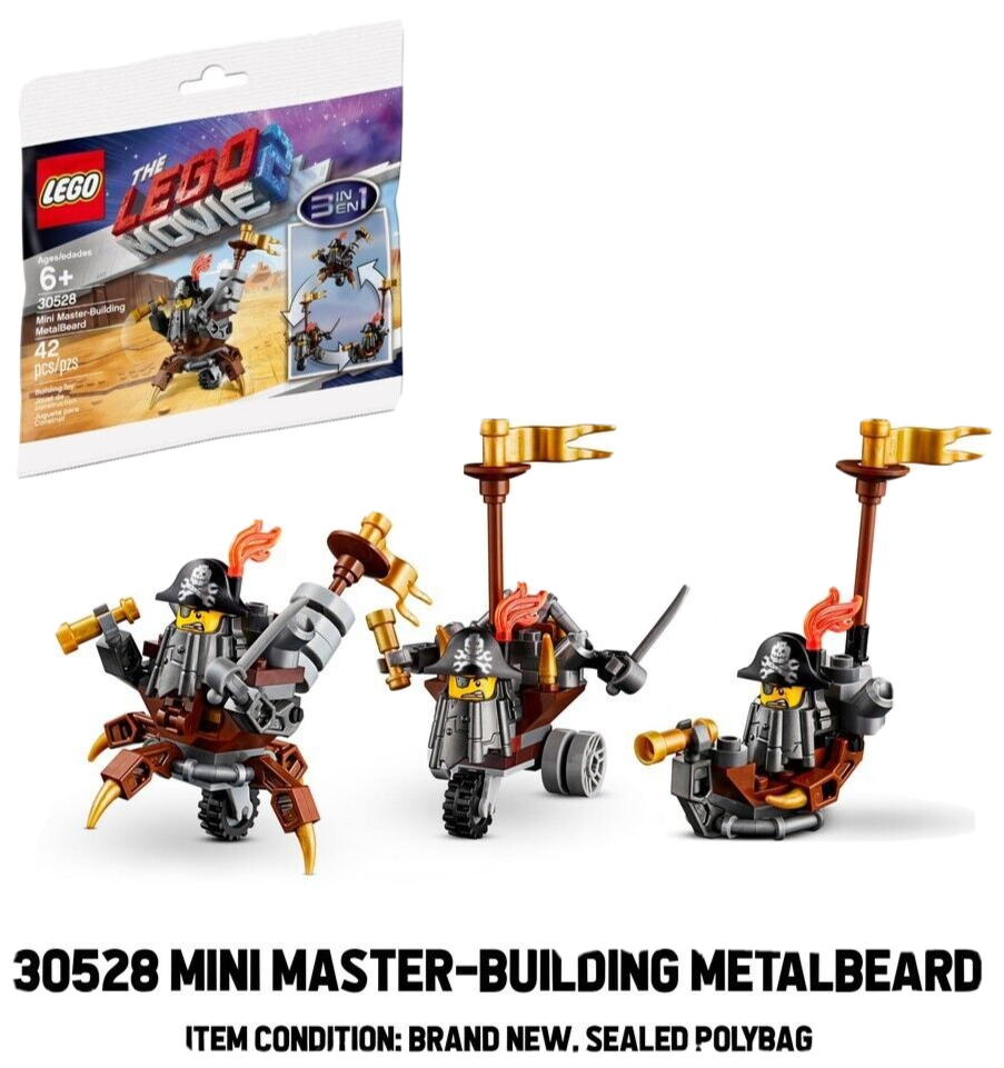 Bricklink Lego Set 30528 Lego Mini Master Building Metalbeard Lego