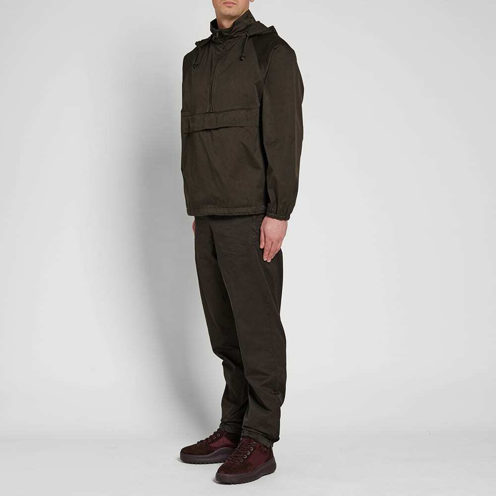 YEEZY SEASON 6 アノラックパーカ ダークブラウン New Men's Yeezy Season 6 Half Zip Waxed Cotton Anorak Umber