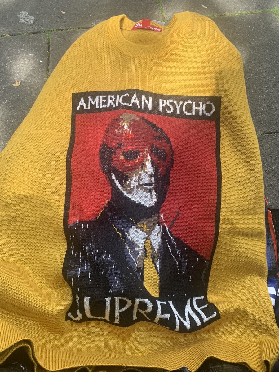 Supreme American psycho sweater medium