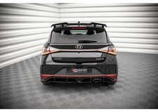 CUP Diffusor Ansatz SCHWARZ für Hyundai i20 N MK3 Heck Heckstoßstange Splitter