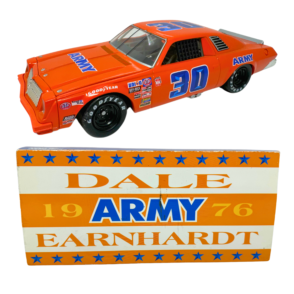 Action Nascar #30 Dale Earnhardt Sr Army 1976 Chevy Malibu 1:24