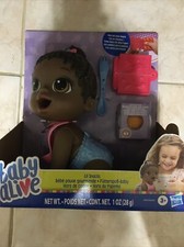 Baby Alive Lil Snacks Doll Black Hair New Toy Action HASBRO