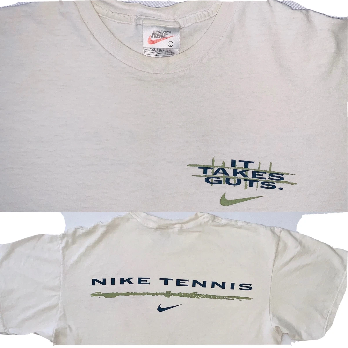 Vintage nike tennis shirt hotsell