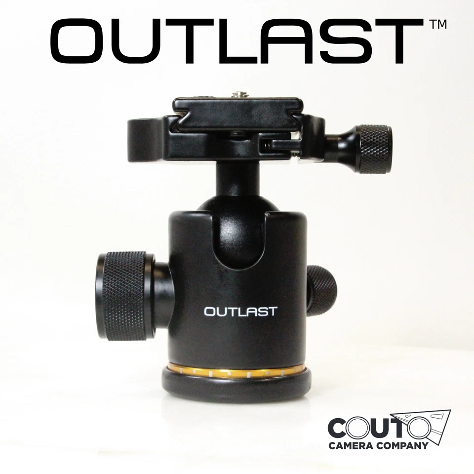 OUTLAST Oversized Ball Head Professional Metal Tripod Ball Head 360 Degree Ball - Image 2 of 4