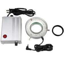 AmScope 80-LED Heavy-Duty Microscope Ring Light w Aluminum Ring body