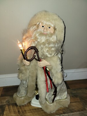 Telco Motionette Santa Claus St Nick Christmas Figure Vintage Works 24'' Clause