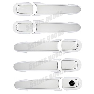 5stars.goods Chrome Side Mirror Cover Set With Signal Light Cutout For Toyota RAV4 2006-2012
