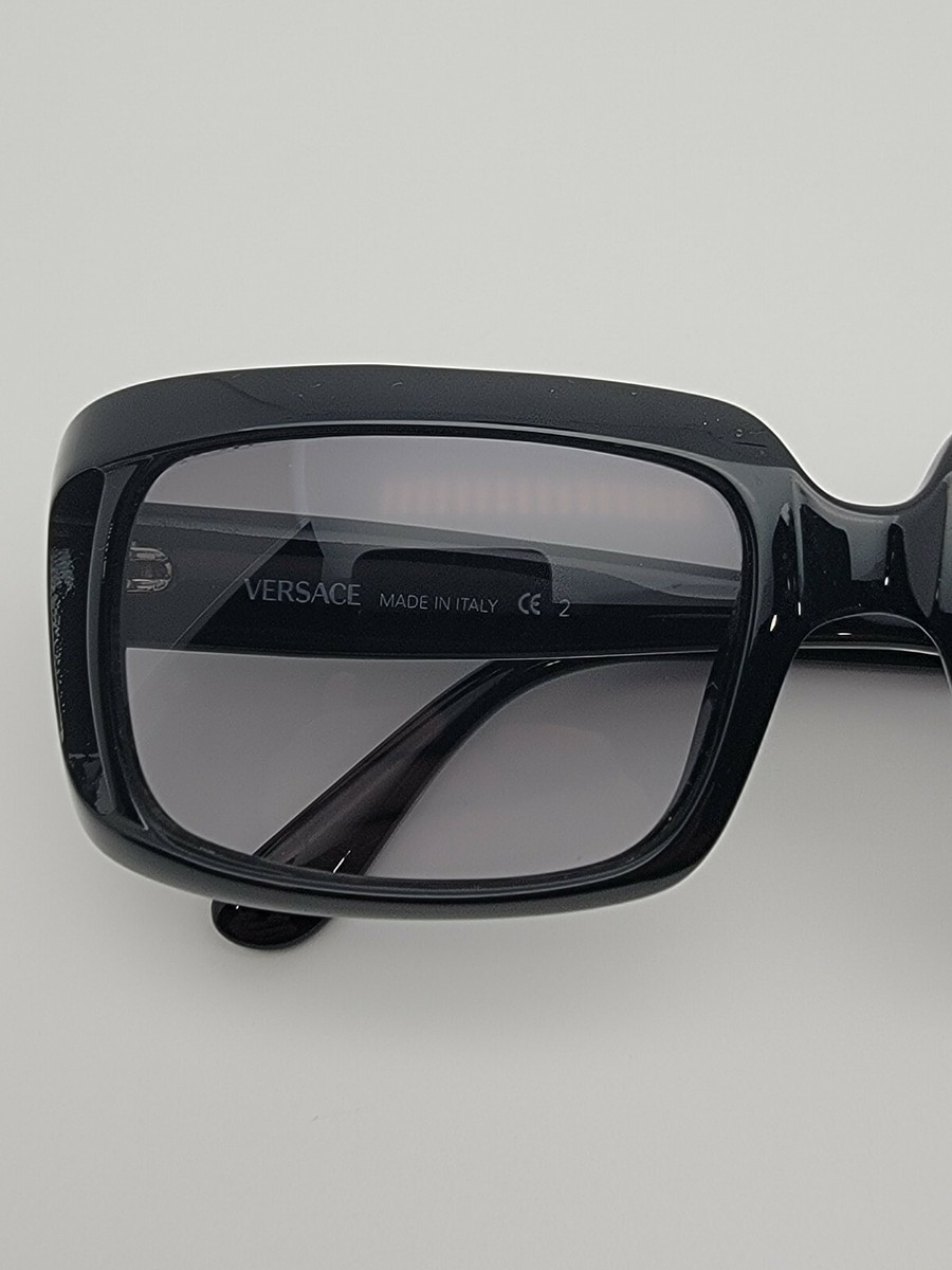 Versace MOD 702/H Black Frame Gray Gradient Lens Sunglasses Versace Mod. 702 Col. 451 Gloss Black Frame Gray Gradient  main image 2