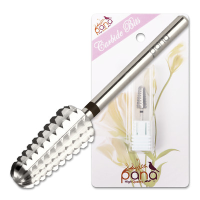 USA #1 PANA Volcano Shaped Nail Carbide Bit - SILVER - Extra Coarse Grit 3/32''