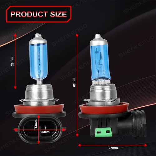 For Honda Civic 2006-2015 Halogen Headlight High+Low & Fog Light Bulbs Kit 4200K - Picture 10 of 14