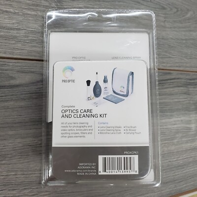Pro Optic Complete Optics Care and Cleaning Kit For Lens Scope Binocular