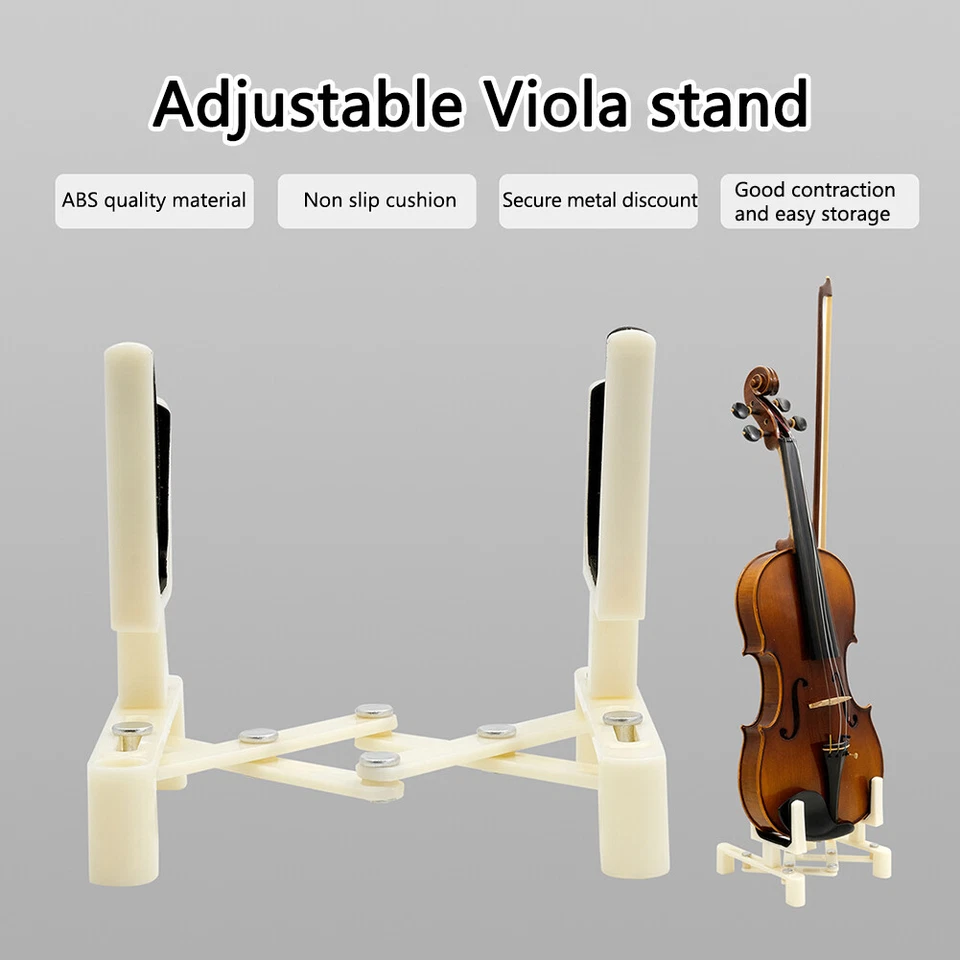 Violin Stand Portable Violin Accessories Metal Music Stand Instrument Accessory - Image 4 of 4