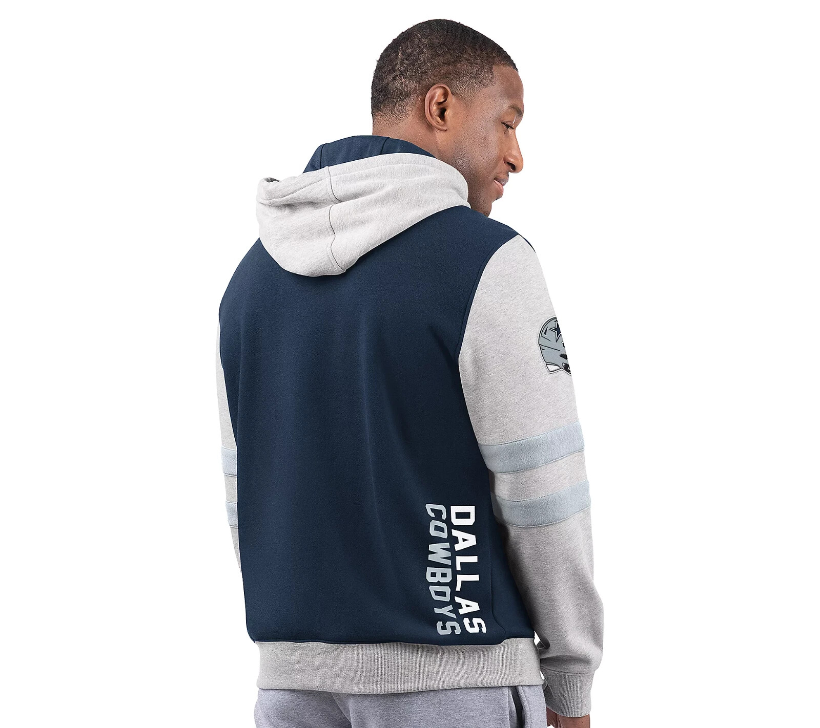 NFL Officially Licensed Dallas Long Sleeve Tee & Pullover Hoodie,Navy XL A654463 image 2