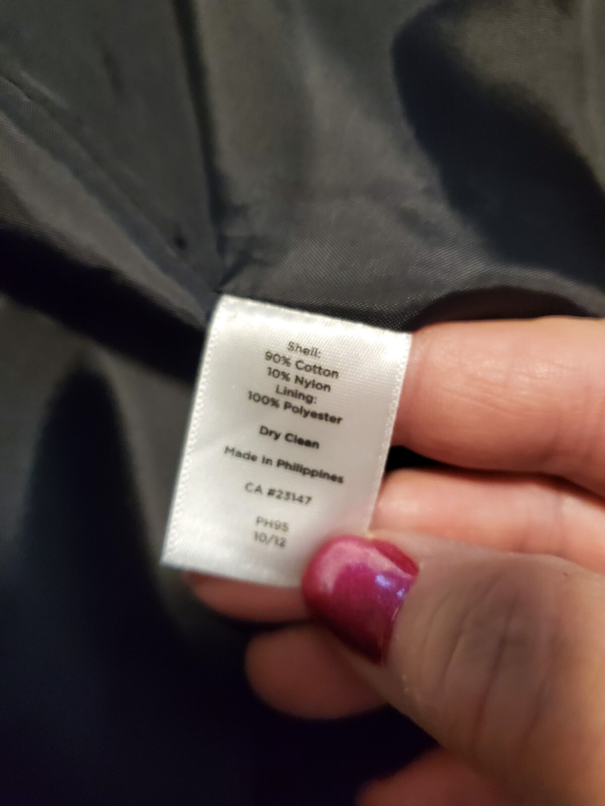 Talbots Size 4 Lined Blazer Jacket Black White St… - image 12