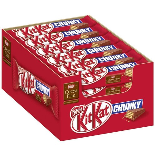 Kitkat Original Chunky Wrapped Chocolate Bar Kit Kat 40g x 36 Bars Case FULL BOX eBay