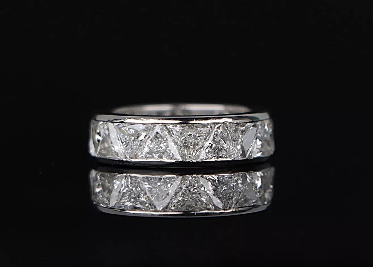 【P。.ʚɞ .。 】HARRY WINSTONダイヤモンドリング $42K Rare Harry Winston Platinum 18 Trillion 5.13ct Diamond