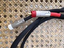 Gold&Silver mix PREMIUM Wire Custom Made Interconnect Cable 1mx2 RCA Money BACK