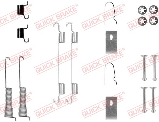 Quick Brake 105-0800 ZubehöRsatz, Bremsbacken FüR Suzuki-image