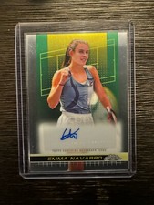 2024 Topps Chrome Tennis Emma Navarro Auto 